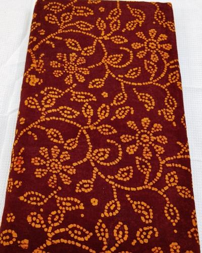 PL COTTON SAREES WITH SOLID WAX CRACK DESIGNS